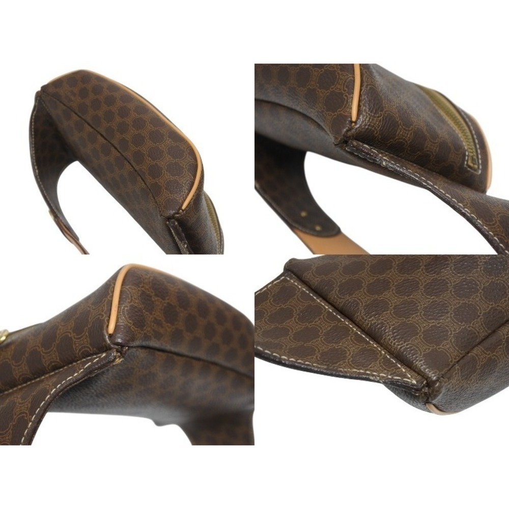 Celine Body Macadam Brown Bag Leather Waist - Picture 8 of 10